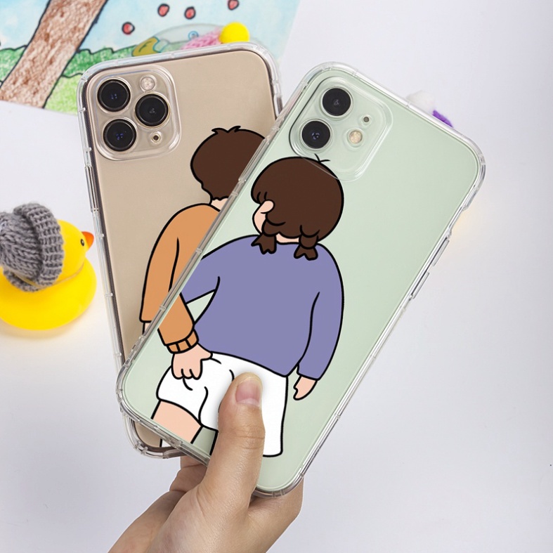 Ốp lưng iphone 6, 6s plus, 7 8 Plus, X, XS, XR, XSMAX, 11, 12, 13 PROMAX TRONG SUỐT ỐP CẶP NAM NỮ DỄ THƯƠNG PKVN