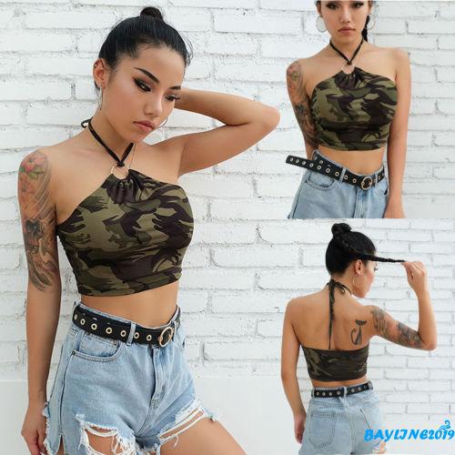 Áo không tay hở vai họa tiết rằn ri thời trang quyến rũ cho nữ | BigBuy360 - bigbuy360.vn