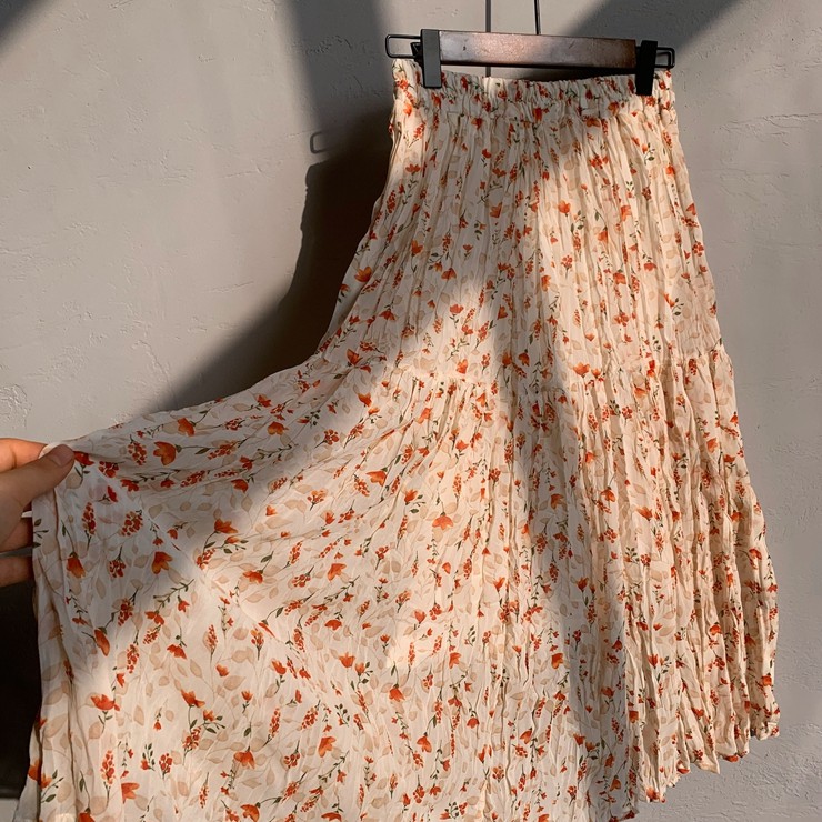 [CÓ SẴN] Chân váy hoa dáng dài vintage chiffon hot trend | BigBuy360 - bigbuy360.vn