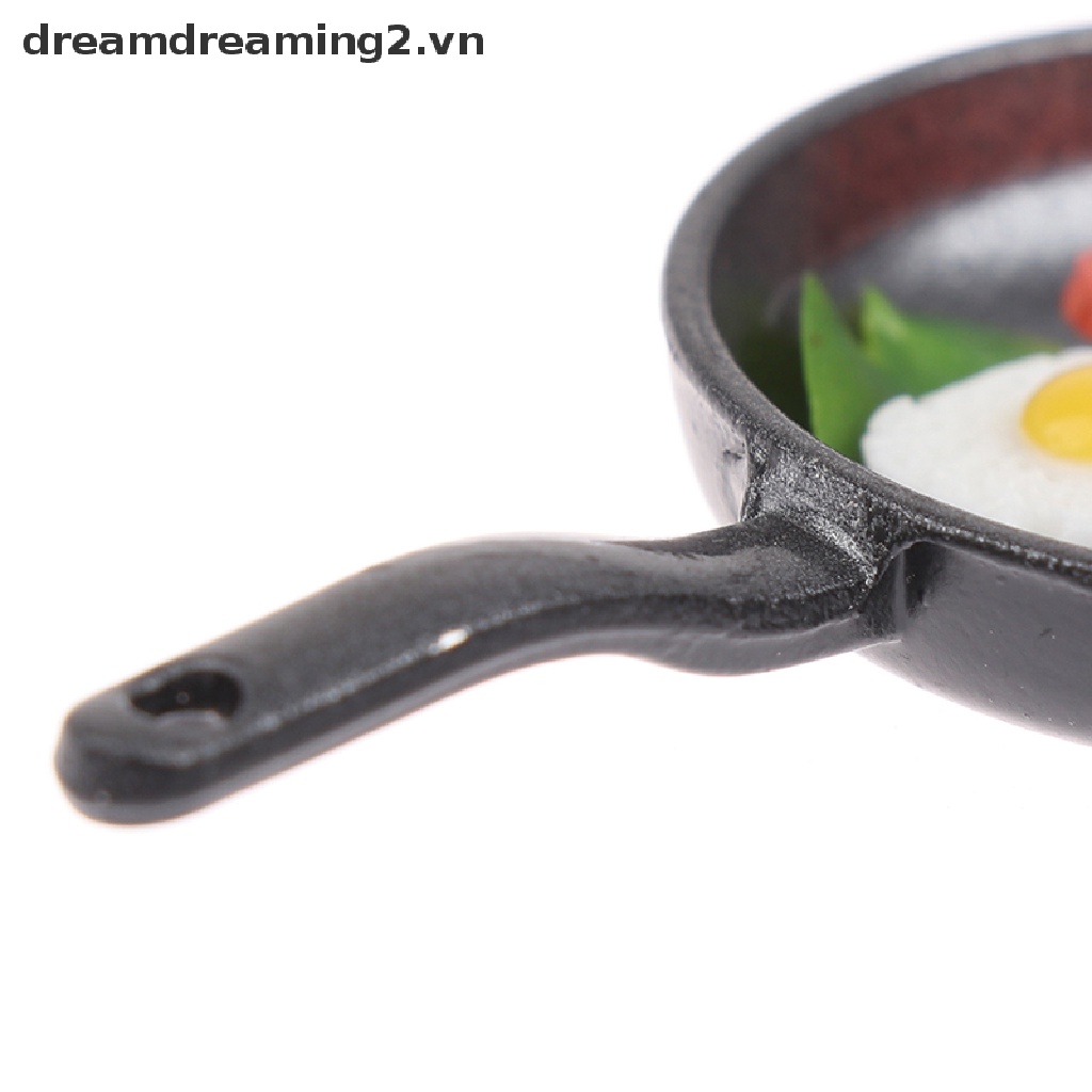 Mô Hình Chảo Chiên Trứng Tỉ Lệ 1: 12 Trang Trí Nhà Búp Bê