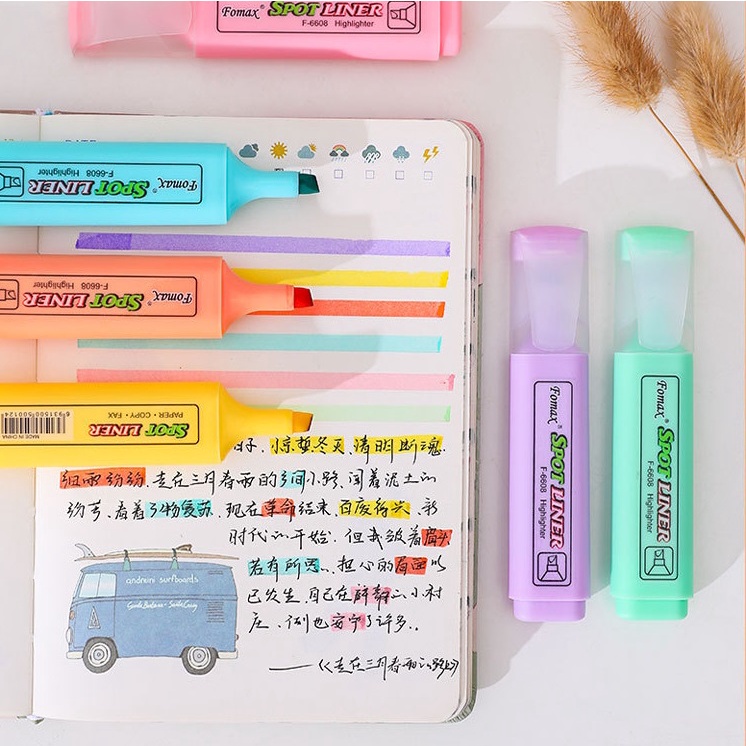 Bút dạ quang đánh dấu highlight cao cấp SpotLiner - Lion House