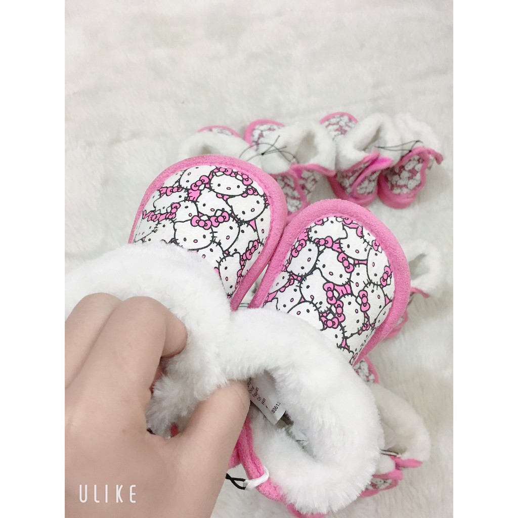 BOOTS lông HM Hello Kitty