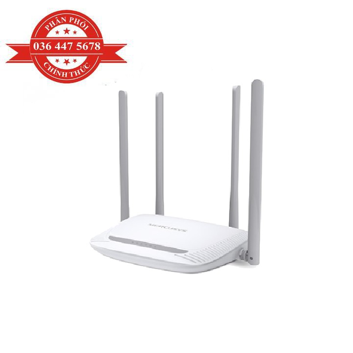 Bộ Phát Wifi không dây Mercusys MW325R 04 Râu - Hàng Chính Hãng