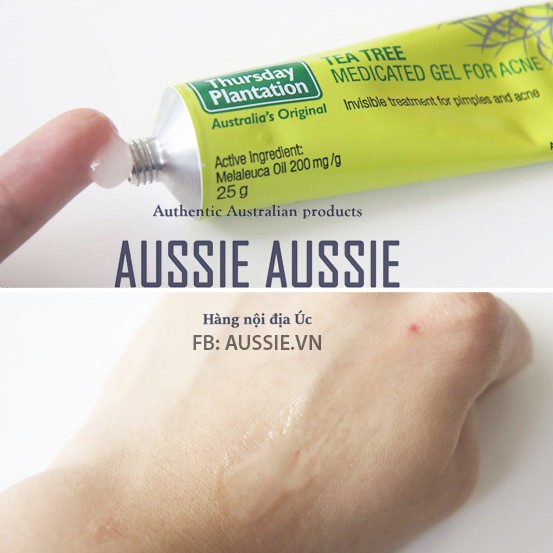 Gel chấm mụn tràm trà Úc Thursday Plantation Tea Tree Medicated Gel for Acne 25g aussie.vn | BigBuy360 - bigbuy360.vn