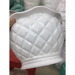 Chậu nhựa quả dứa 27 (có dĩa lót)