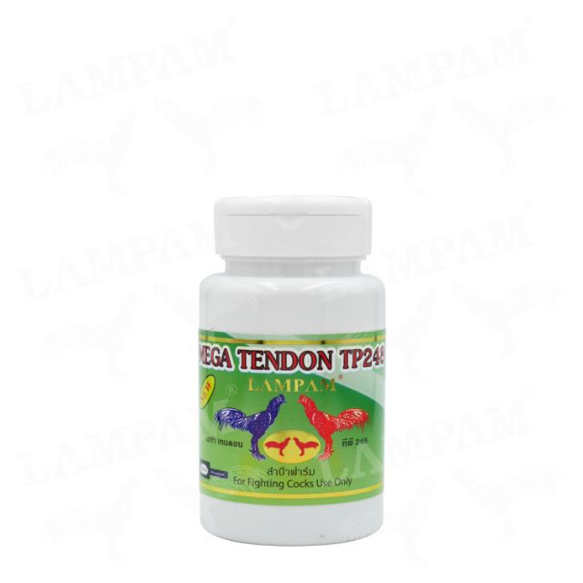 Phục hồi sau đá cho gà chọi Mega Tendon 248 LamPam Farm - Thái Lan 50 viên,hỗ trợ phục hồi chấn thương sau đá.