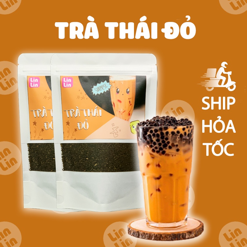 Trà Thái Đỏ 🔥Lin Lin🔥 Nguyên Liệu Pha Trà Ngon Loại 1, Tặng Kèm Hướng Dẫn AC11