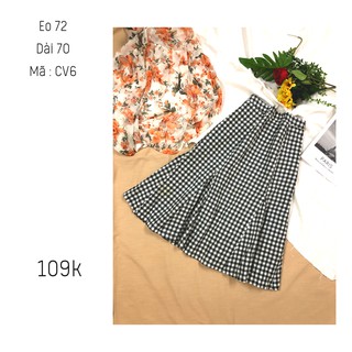 Chân váy vintage xô linen nhật hàn 2hand cv06-cv10