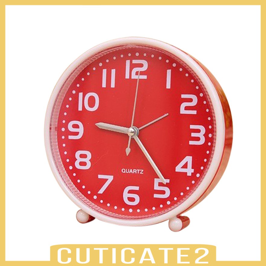 Đồng Hồ Báo Thức Quartz Cuticate2 5 Inch Với Đèn Đêm 01