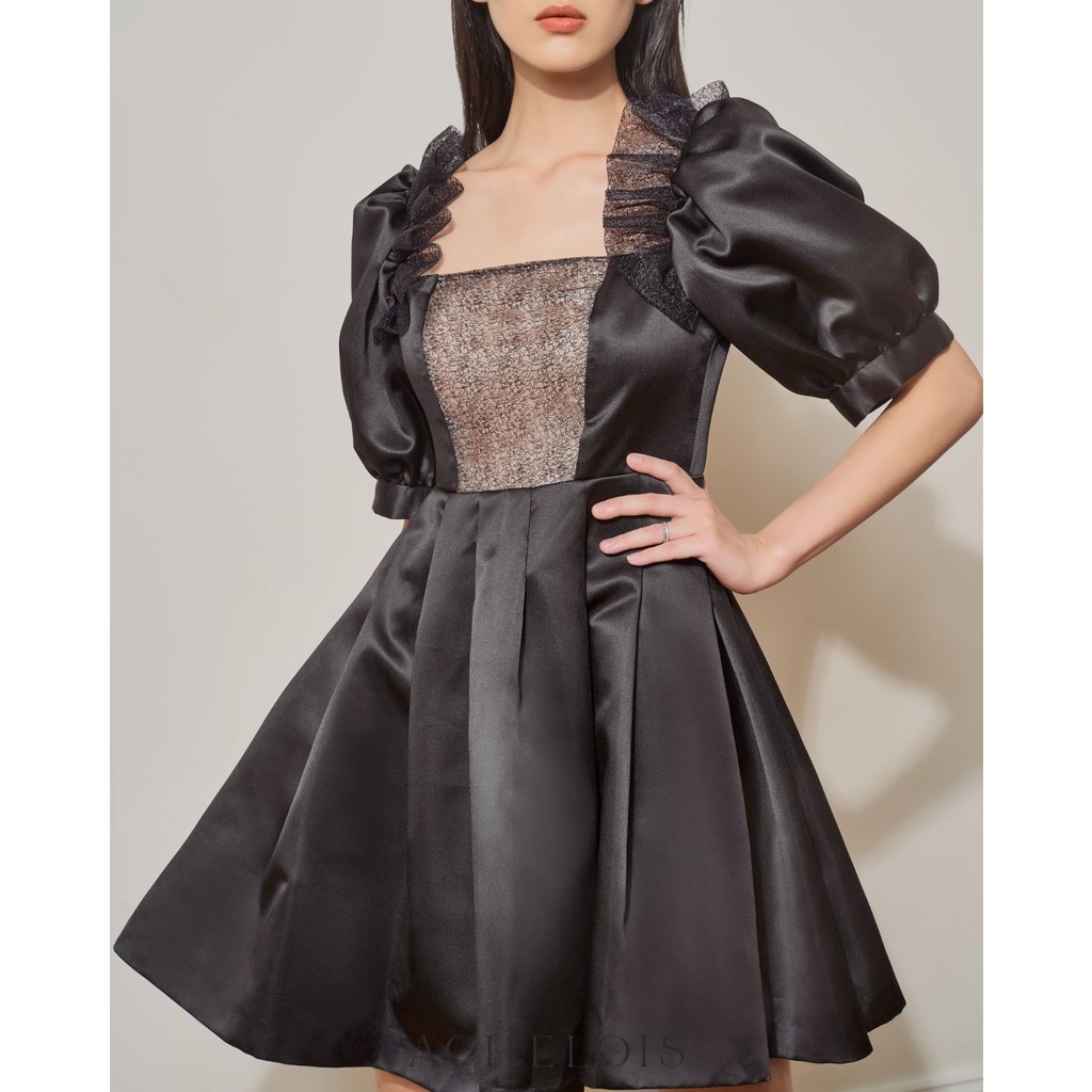 Váy đen tay bồng - Gigil dress - Achelois