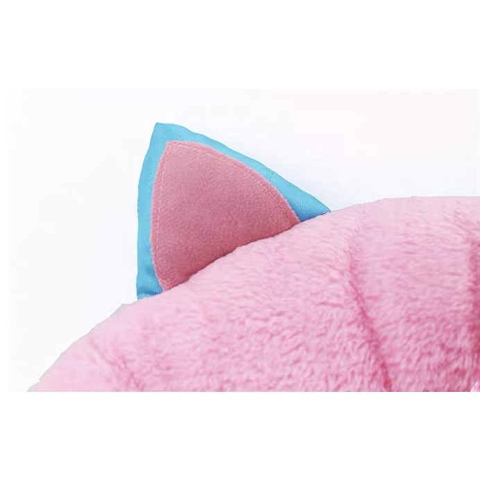 [ Xu hướng ] Đệm ổ nằm bông cừu cho thú cưng hình tai thú dễ thương cao cấp