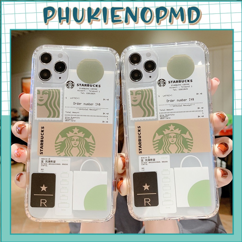 Ốp Lưng Iphone Starbucks trong suốt 6/6plus/6s/6splus/7/7plus/8/8plus/x/xr/xs/11/12/13/plus/promax AVG185