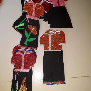 Trang phục dân tộc đồ dùng màm non