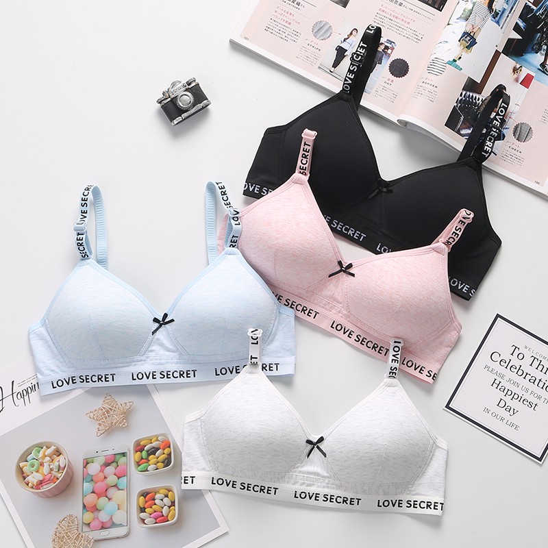 BỘ ĐỒ LÓT  nữ sinh Love Secret chất đẹp dáng thời trang áo không gọng lên phom ôm body | BigBuy360 - bigbuy360.vn