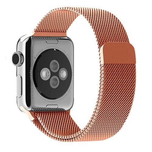 Dây Đeo Thép Không Gỉ Milanese Loop 38mm/40mm/42mm/44mm Dùng cho Apple Watch Series 1/2/3/4/5/6 và T500/W26/W46/T55