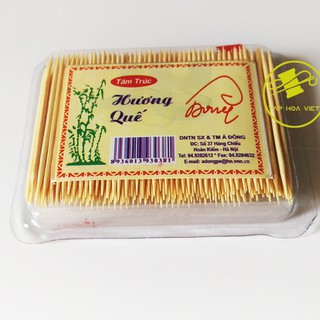Combo 10 hộp tăm tre nhọn Á Đông hương quế