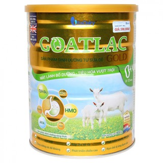 SỮA DÊ GOATLAC GOLD 0+ LON 800G DATE MƠI