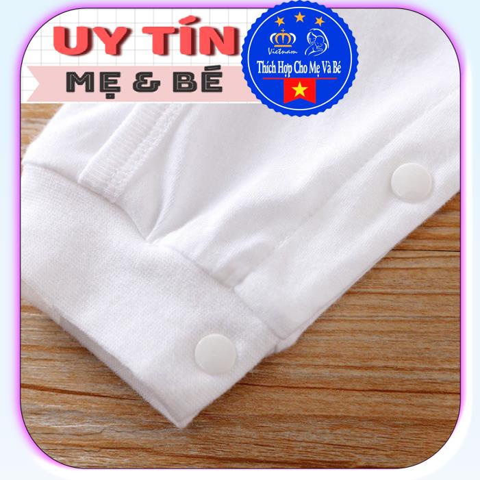 BodySuit,áo liền quần dễ thương dài tay kiểu ngựa vằn cho bé (3022), cotton 100%,thương hiệu Aiueo Nhật. Bản.