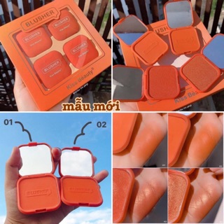 SET 4 HỘP MÁ HỒNG KISS BEAUTY BLUSHER