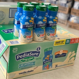 Combo 2 thùng sữa pediasure go vs gain fiber 48 lon 237ml