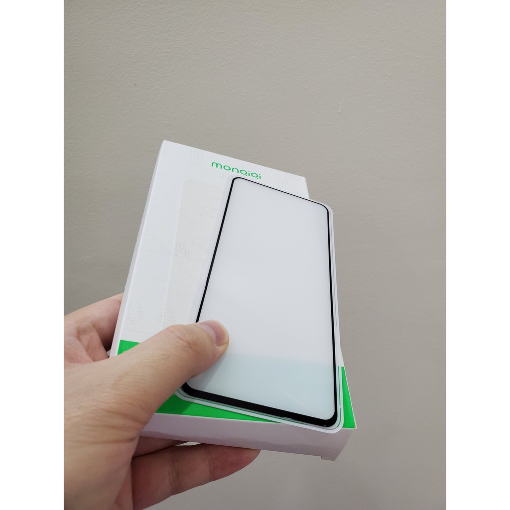 Kính cường lực MONQIQI Redmi Note 9s / Redmi K30 dùng chung  Full màn viền mỏng chơi game mượt 3