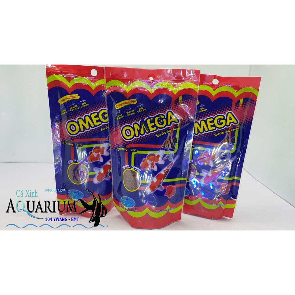 Cám Omega 100gr cho cá cảnh