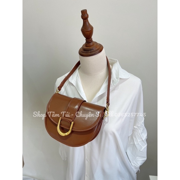 Túi xách móng ngựa size 18cm ảnh thật shop chụp hàng hottrend