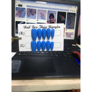 Móng úp thiết kế tặng kèm keo + dũa nail
