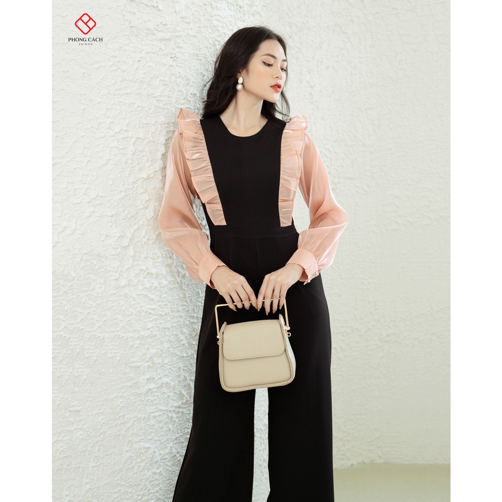 Jumpsuit thiết tay dài sang trọng SJ1121 - Phong Cách SAIGON