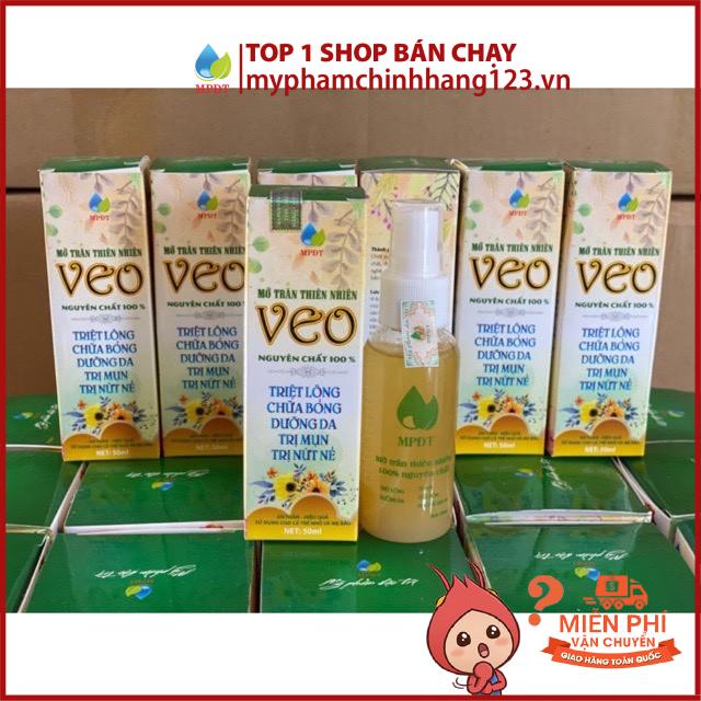 ( CHÍNH HÃNG ) Tinh Chất MỠ TRĂN Veo Nguyên chất TRIỆT LÔNG, HẾT NỨT NẺ, CHỮA BỎNG, DƯỠNG DA, NGỪA MỤN...