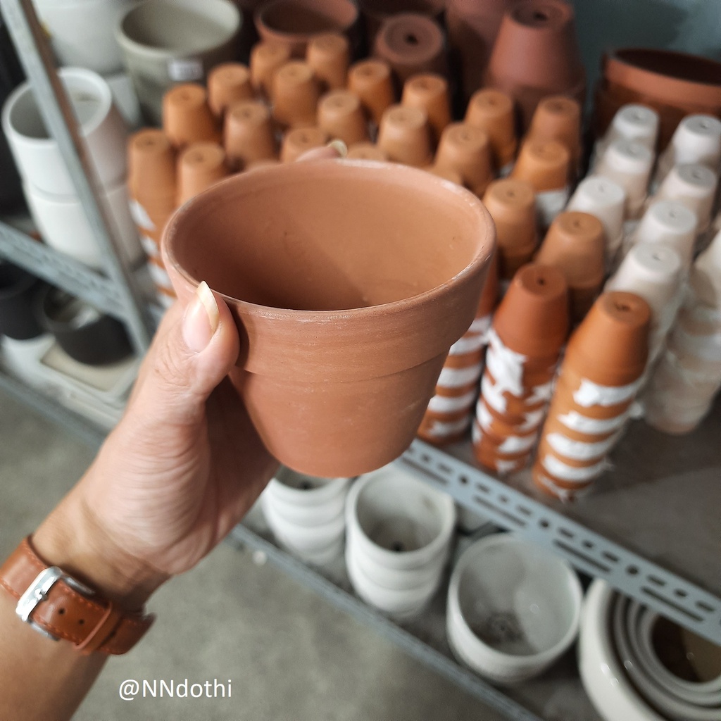 Chậu đất nung ly cho xương rồng, sen đá