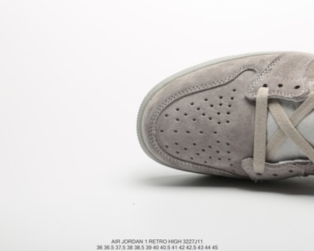 ẢNH THẬT | Giày Thể Thao jordan 1 màu xám da lộn | BigBuy360 - bigbuy360.vn