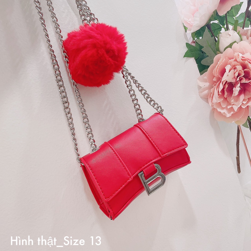 Túi đeo chéo nữ mini dễ thương dây xích thời trang cho bé đẹp giá rẻ