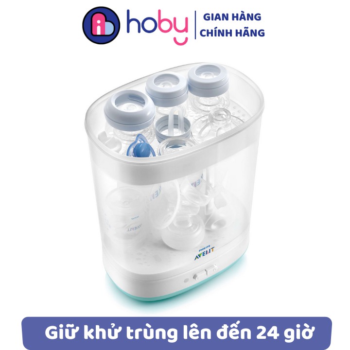 Máy tiệt trùng hơi nước 𝗔𝘃𝗲𝗻𝘁 2 in 1 - Tiệt trùng công nghệ mới. Bảo hành theo hãng 12 tháng [HOBY]