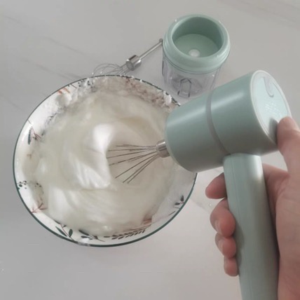 Máy xay tỏi ớt đa năng kèm đầu đánh trắng tiện lợi thiết kế sạc pin dễ dàng sử dụng bảo hành bởi AGISAN