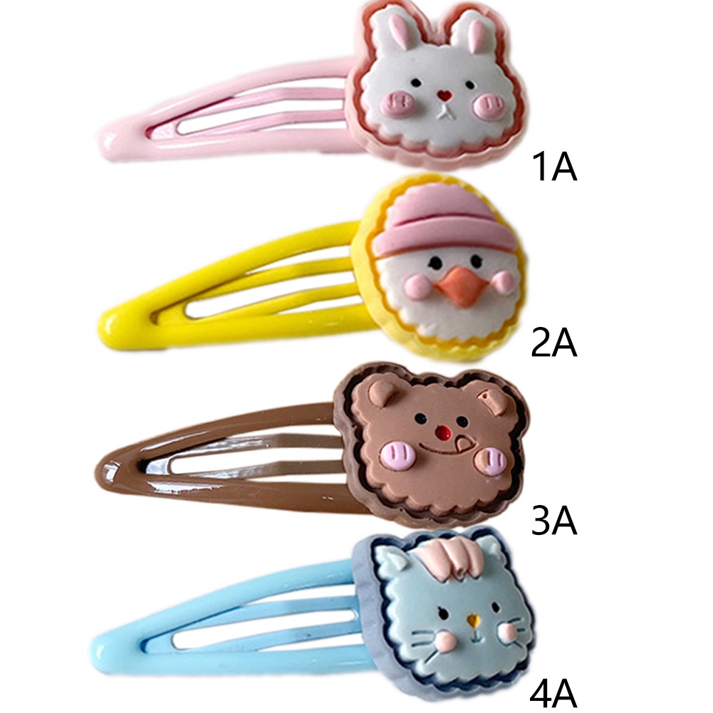 Kẹp tóc công chúa họa tiết hoạt hình dễ thương cho bé gái