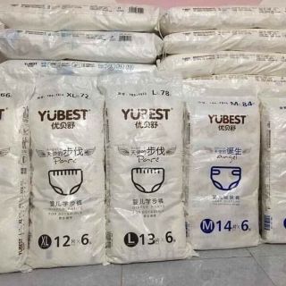 Bỉm yubest angle quần đủ size s90,m84,l78.xl72,xxl66