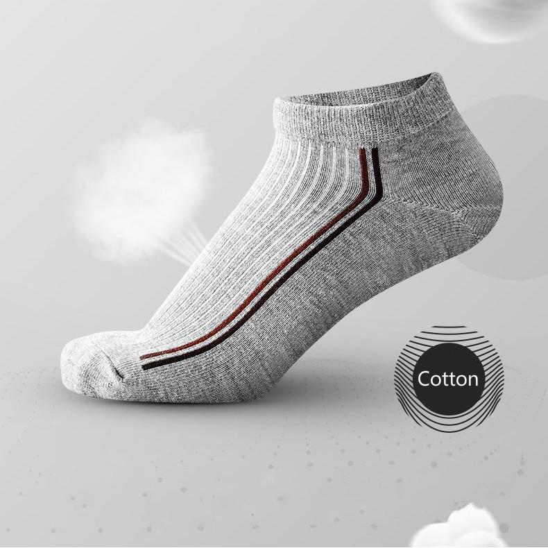 Vớ Cotton Mỏng Thoáng Khí Cho Nam Nữ