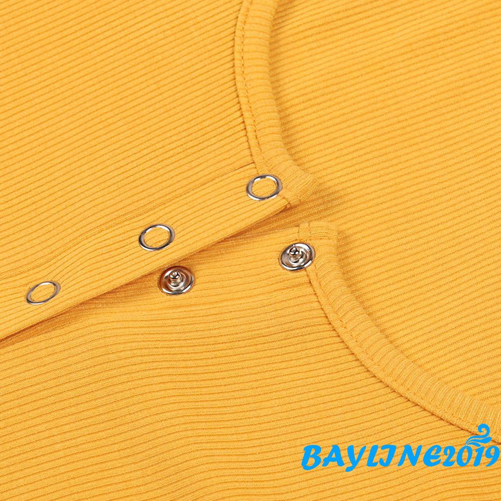 Đầm Thun Nữ Ngắn Tay Màu Trơn Thời Trang Mùa Hè | BigBuy360 - bigbuy360.vn