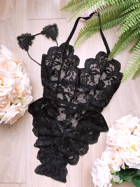 ♥️[Q11.HCM] ♥️  [Dưới 58kg] LL331 - Jumsuit ren chéo lưng sexy - cô chủ nhỏ chuyên sỉ