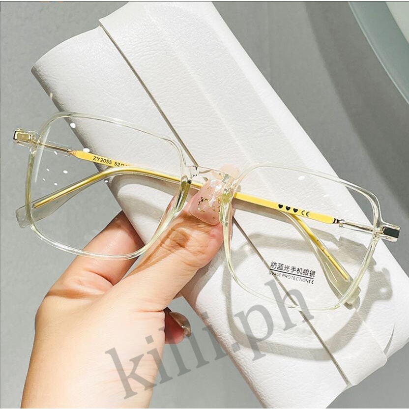Kilii Mắt Kính Gọng Lớn Trong Suốt Chống Ánh Sáng Xanh Thời Trang Xu Hướng
