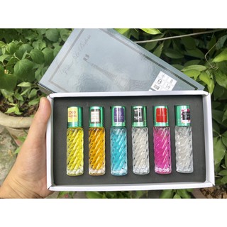 Set 6 chai nước hoa Pháp dạng lăn x15ml