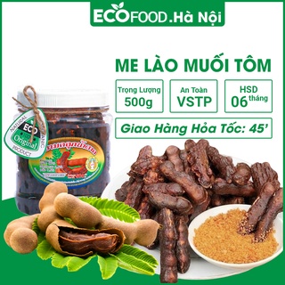 Me Lào Muối Tôm Ecofood 500G, Đồ Ăn Vặt Việt Nam, An Toàn Vệ Sinh Thực Phẩm