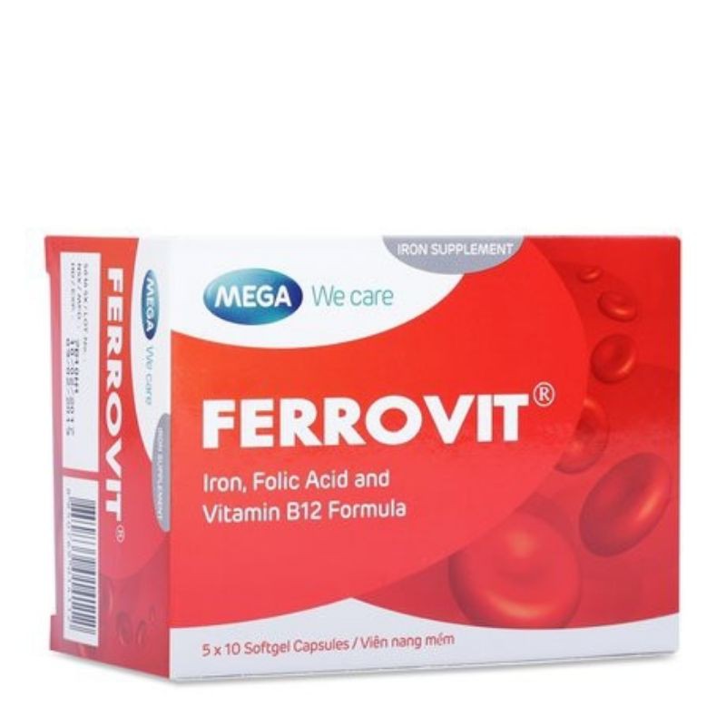 FERROVIT - Viên uống bổ máu, bổ sung sắt [ FERROVIT /  fe / folic