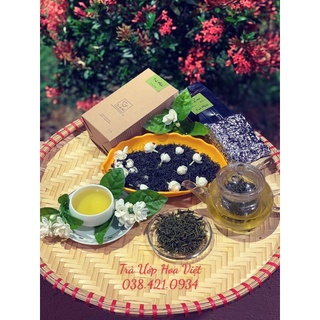 Trà nhài sạch, tự nhiên loại truyền thống, sấy lạnh đóng gói 100g/hộp, 50g/ hộp.