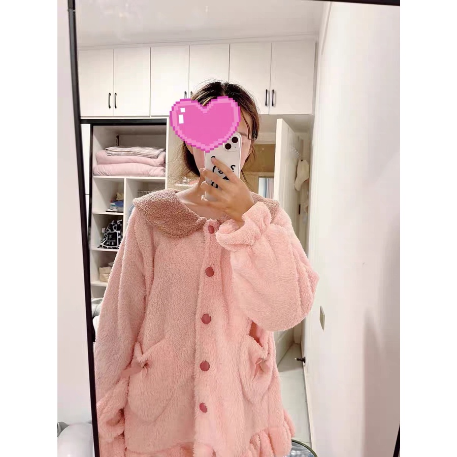 [RẺ VÔ ĐỊCH] Đồ Ngủ Bông Cute Nữ Uzzang - Bộ Ngủ Bông Ấm Áp Mặc Tết Siêu xinh Hàn Quốc DN020 có 10 mẫu [CÓ SĂN] | BigBuy360 - bigbuy360.vn