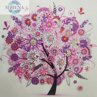 Bộ tranh đính đá 5d tự làm hình cây ấn tượng