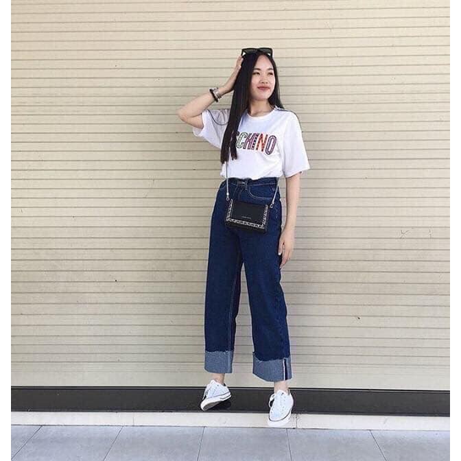 Bán sỉ Quần bò xuông gấu gập cho nữ | BigBuy360 - bigbuy360.vn