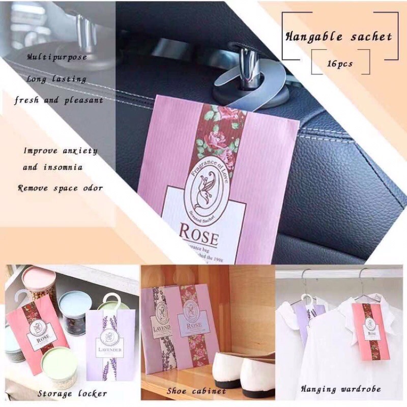 Găng Tay Thơm Chống Côn Trùng Cho Tủ Quần Áo Xe Hơi