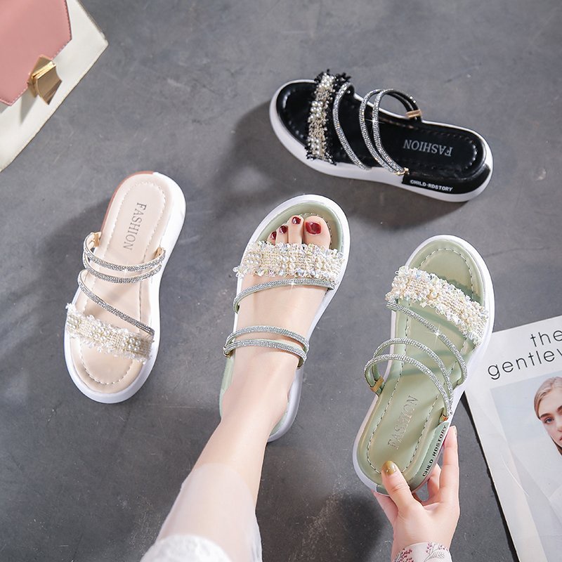 Dép Sandal Đế Dày Phong Cách Hàn Quốc